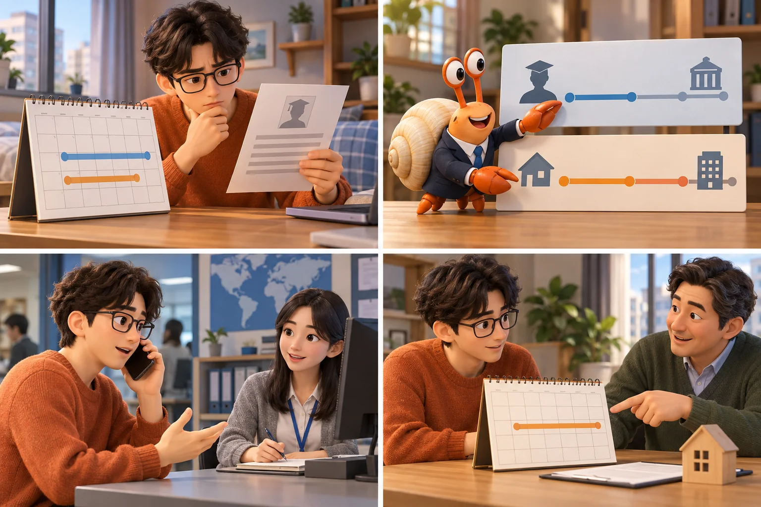 学生比较租房日历和大学学籍通知