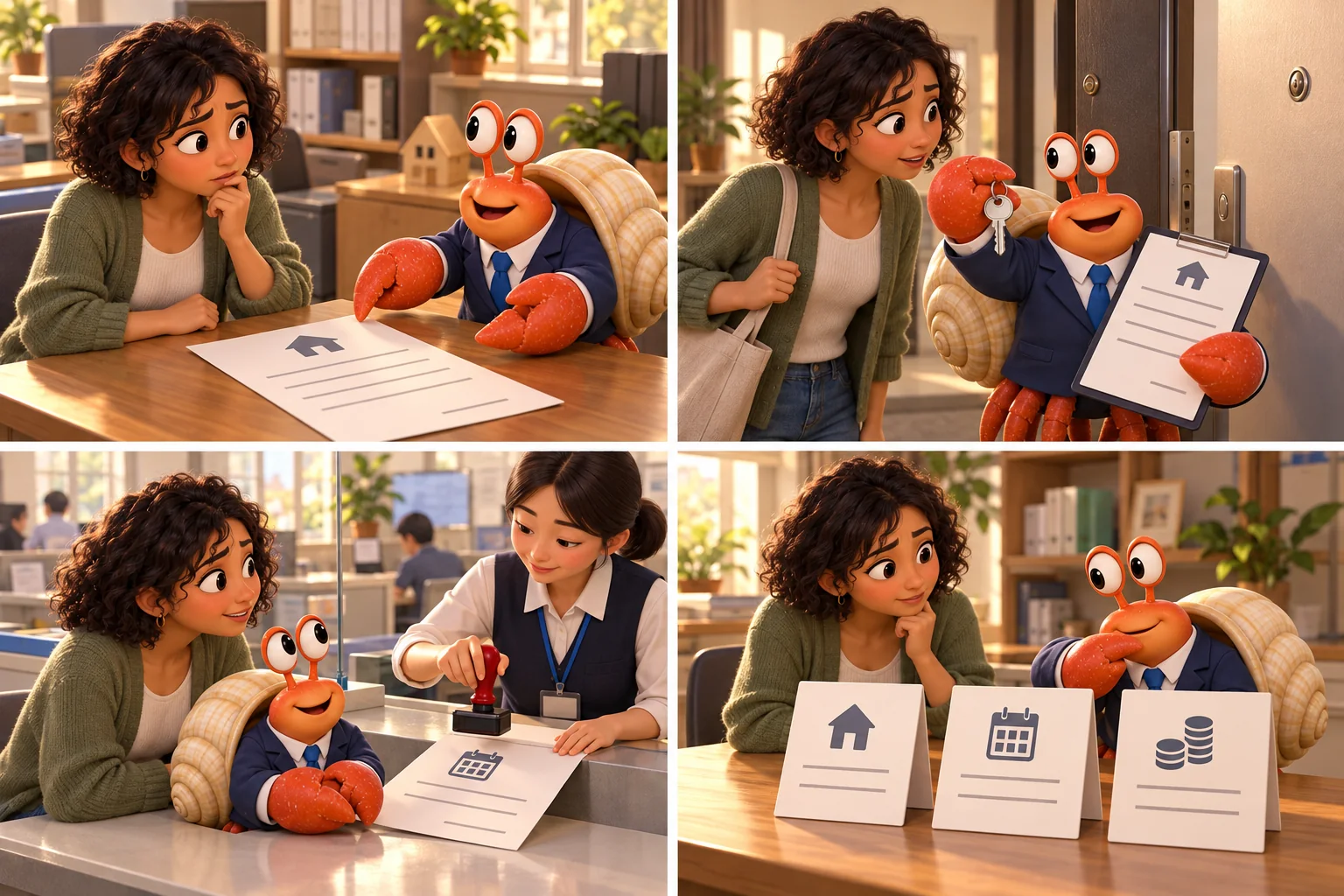 A student opens a lease and asks Sora how to protect the deposit.